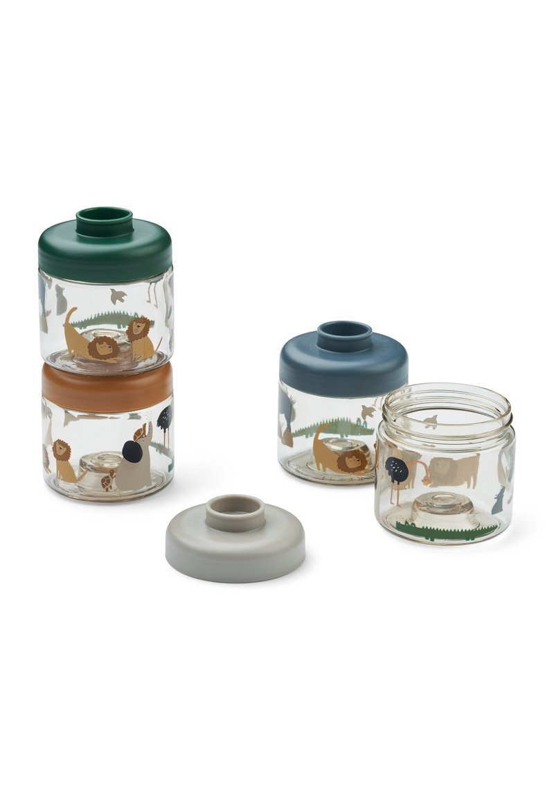 Liewood DOMINIQUE BABY FOOD BOXES UNISEX 4 PACK  - Citi aksesuāri - all together / sandy