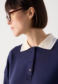 Mos Mosh POLO - Mikina - maritime blue