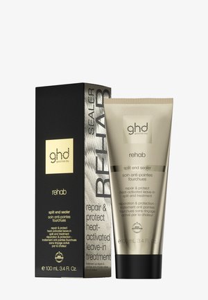 Tube et boîte de ghd Rehab Split End Sealer, traitement sans rinçage activé par la chaleur pour réparer et protéger les pointes fourchues, 100 ml.