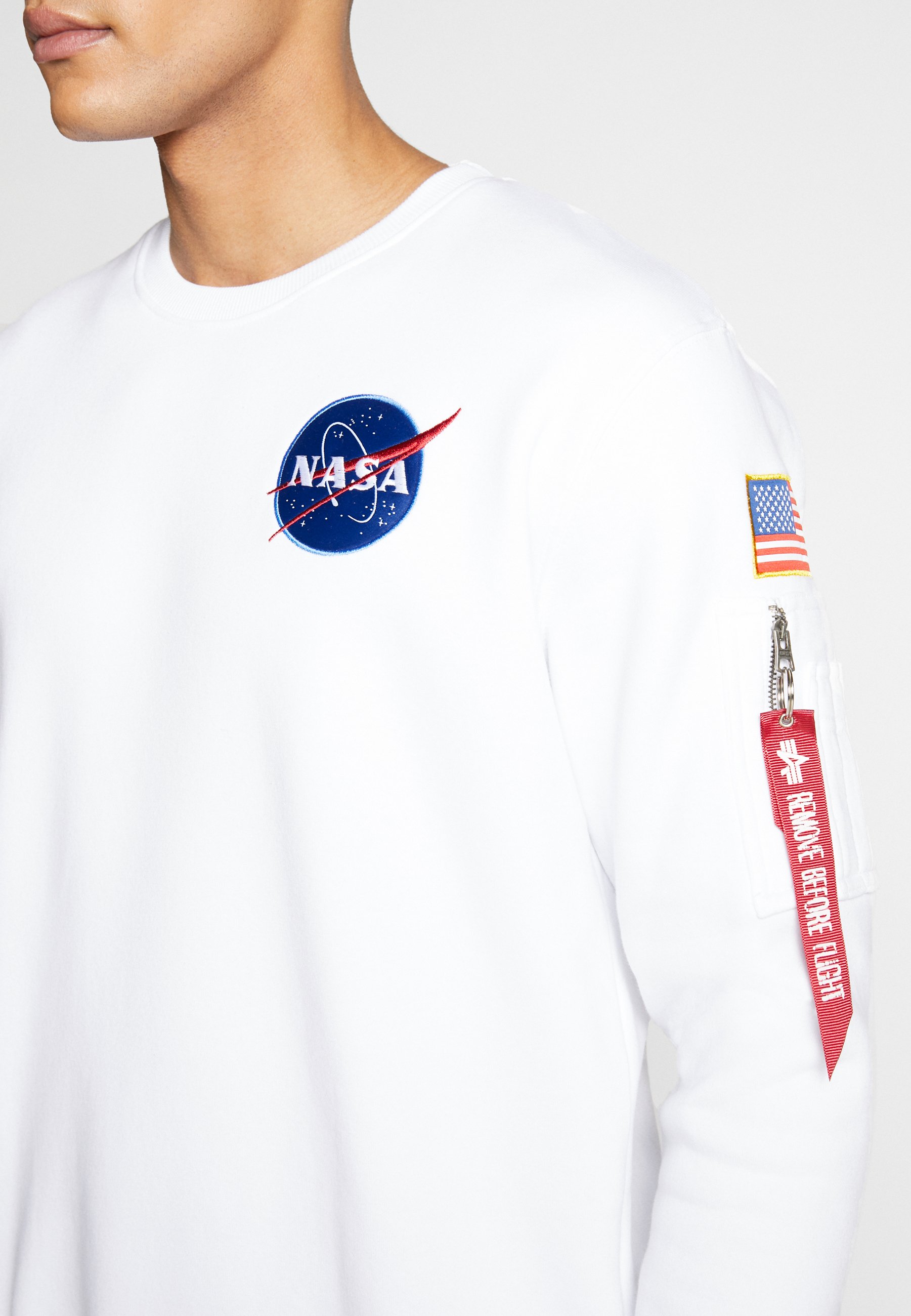 nasa pulli weiß