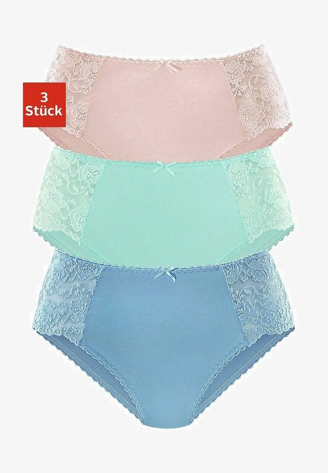 LASCANA 2 PACK - Slip - blau/rosa/mint