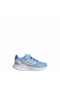 adidas Performance RUNFALCON 5   - Chaussures de running sur route - glow blue silver metallic clear pink