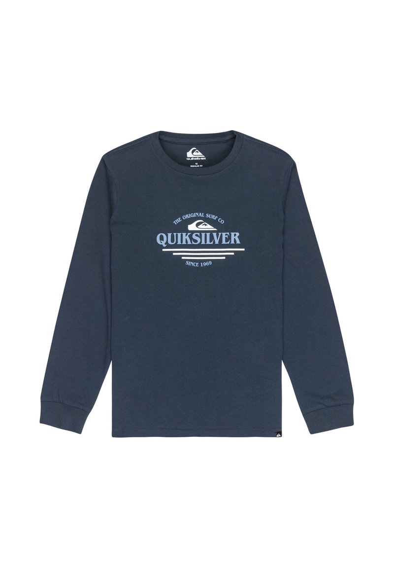 Laivaston pitkähiha T-paita, joka on valmistettu puuvillasta. Paidan keskellä on valkoinen logomerkki, pyöreä kaula-aukko ja tiukat hihansuut.