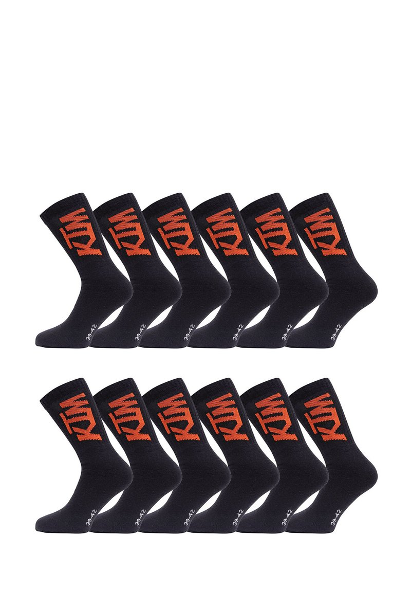 KTM LOT DE 12 PAIRES DE - Chaussettes - noir