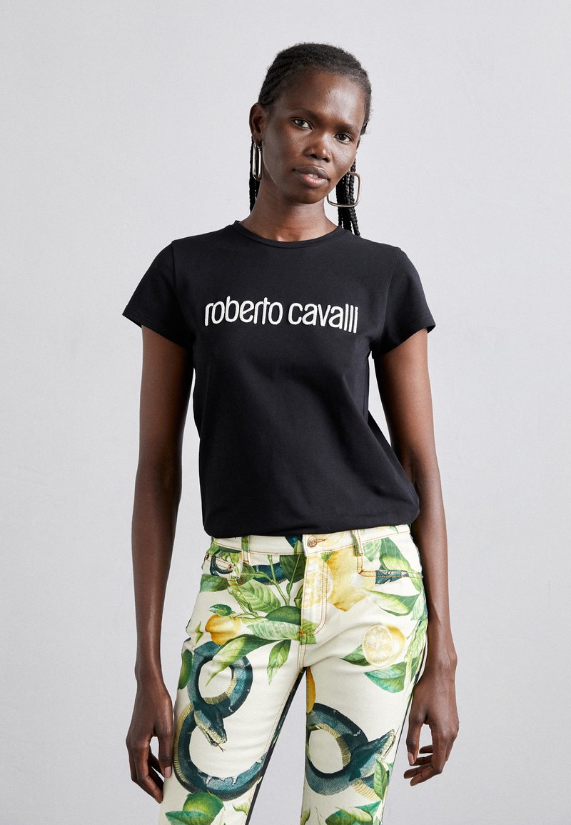 Roberto Cavalli - T-Shirt print - nero, Vergrößern