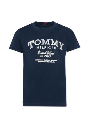 T-shirt con stampa - blue