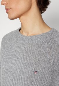 GANT Maglione - mottled dark grey