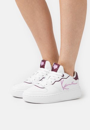 UP LOGO - Trainers - white/pink/red