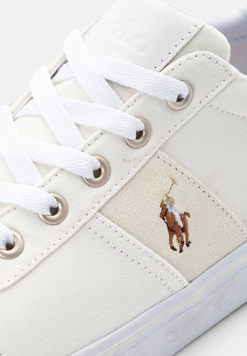 polo ralph lauren hanford canvas sneaker pure white