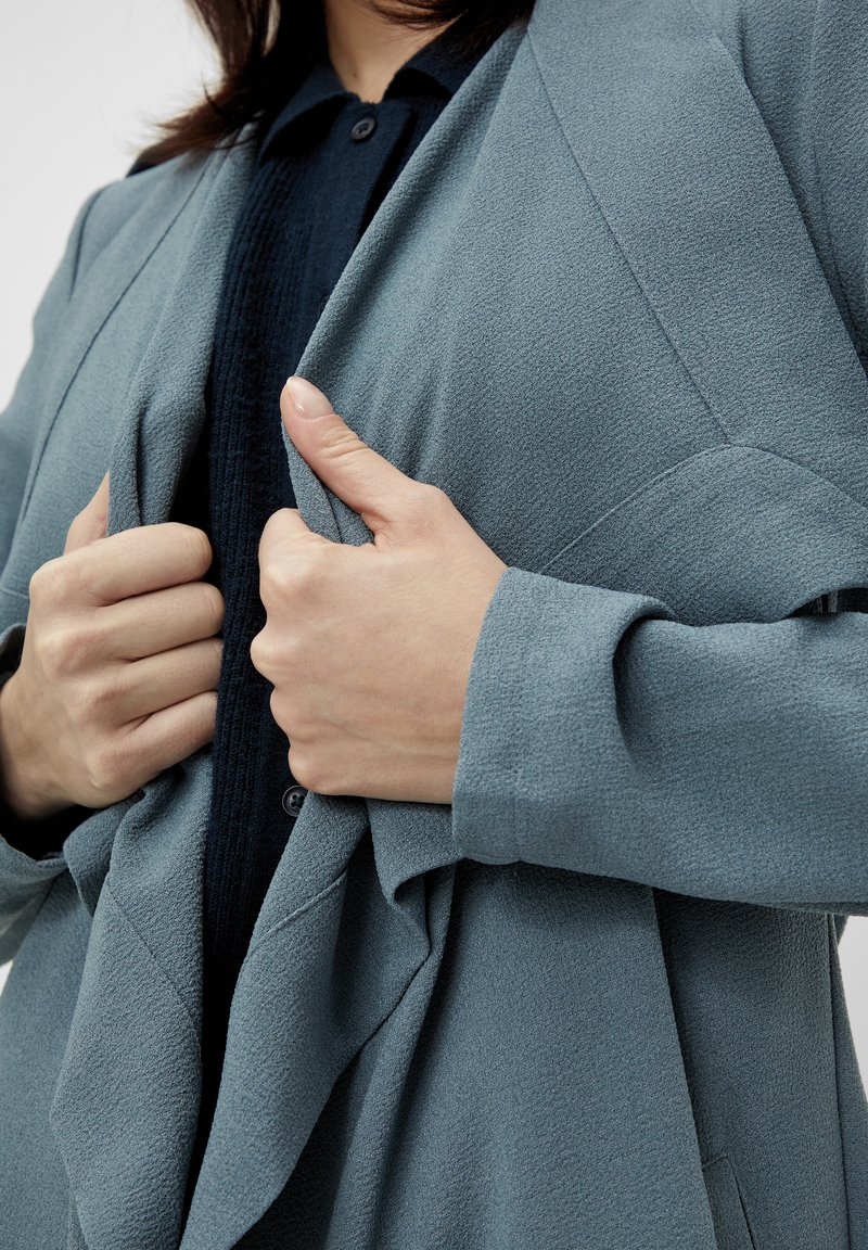 Damen Parkas | Object OBJANNLEE L/S NOOS Trenchcoat blue mirage/hellblau - RW68222 Damen Parkas | Object OBJANNLEE L/S NOOS Trenchcoat blue mirage/hellblau - RW68222