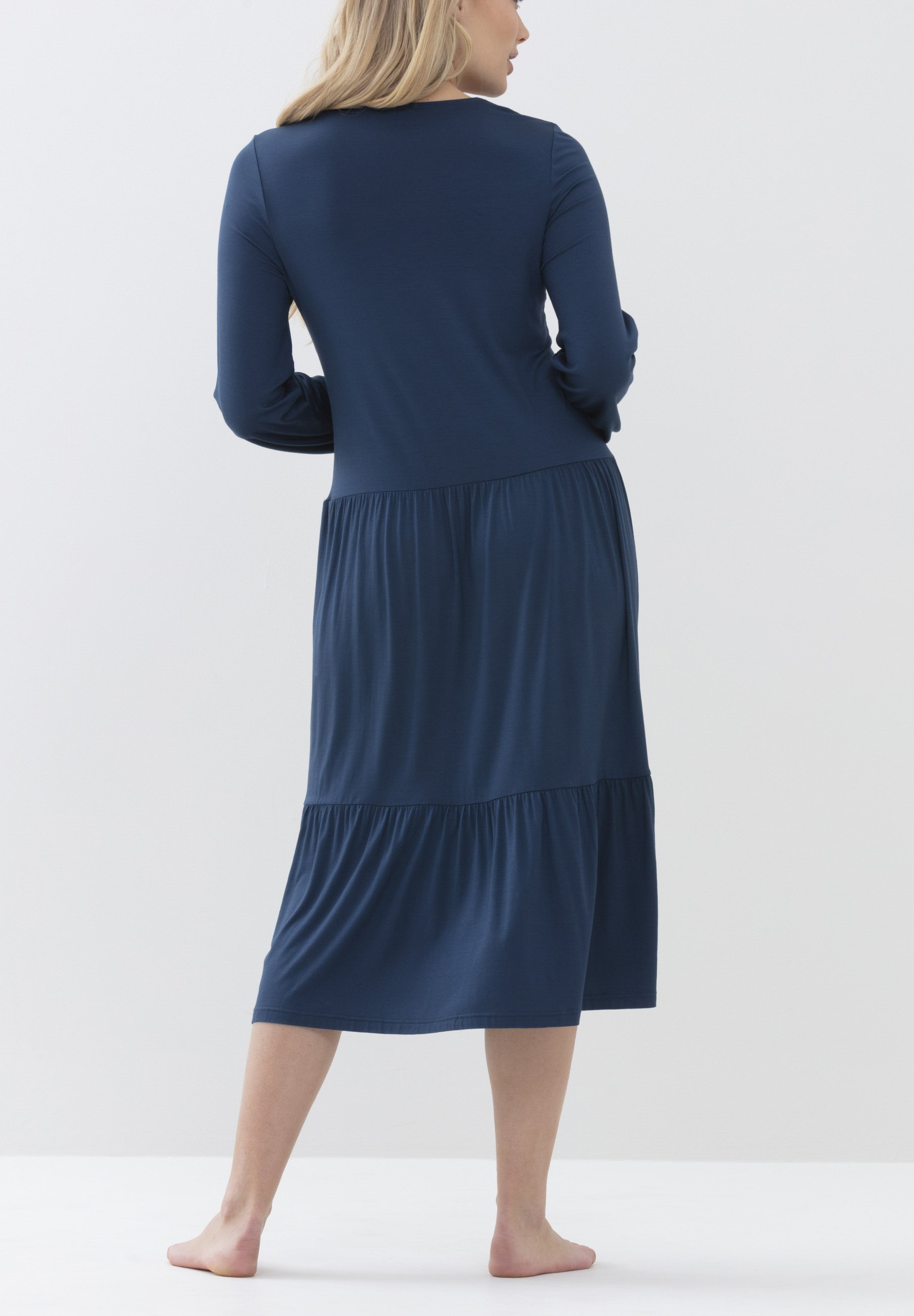 mey NACHTHEMD - Jerseyjurk - ink blue/blauw - Zalando.nl