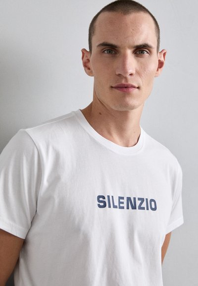 ASPESI SILENZIO - T-shirt imprimé - bianco