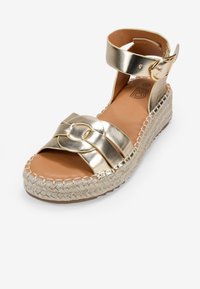 Bosanova ESPARTO - Sandalias de cuña - oro