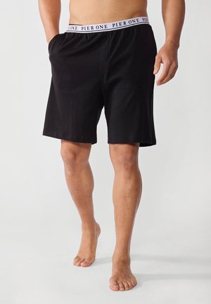 2 PACK - Pyjamasbukse - black