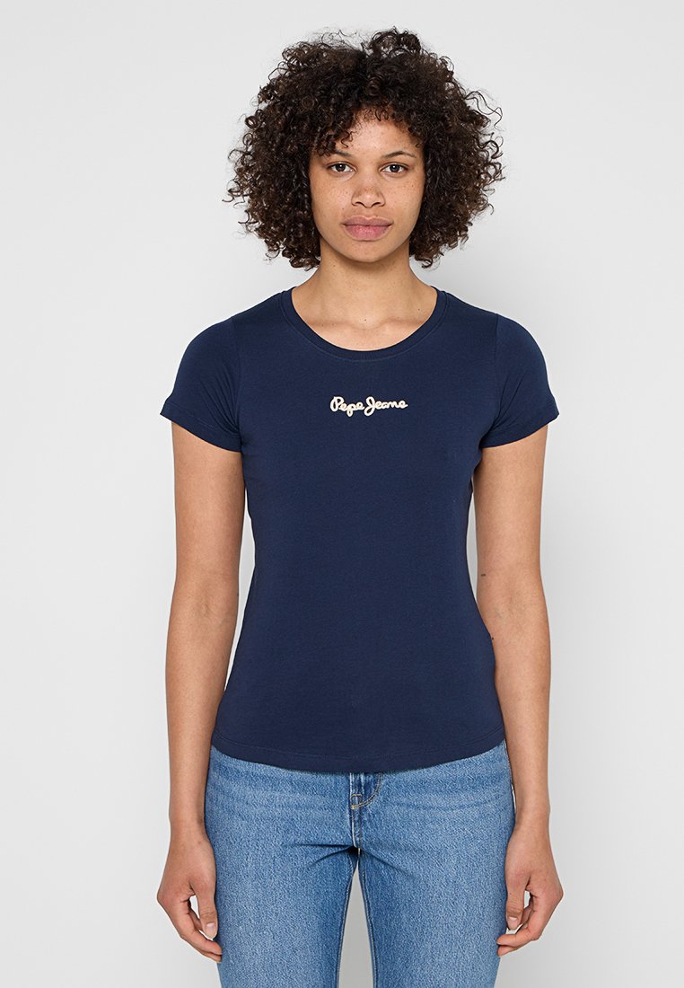 Pepe Jeans T-shirt print blauw