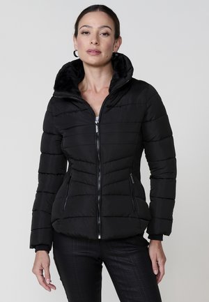 PADDED WITH COLLAR - Chaqueta de invierno - black