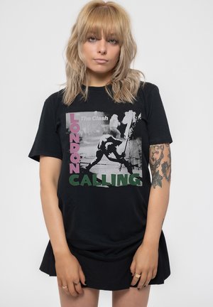 Paradiso Clothing THE CLASH LONDON CALLING BOYFRIEND FIT - Print T-shirt - black