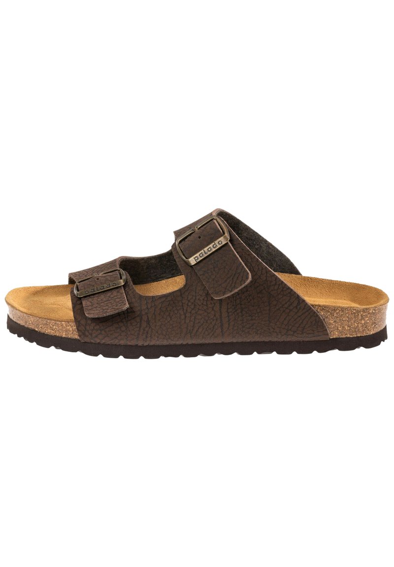 Palado - KORFU - Pantuflas - brown/gold//black, Ampliar