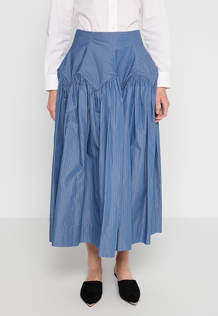 TORY BURCH A-lijn rok blauw TORY BURCH A-lijn rok blauw