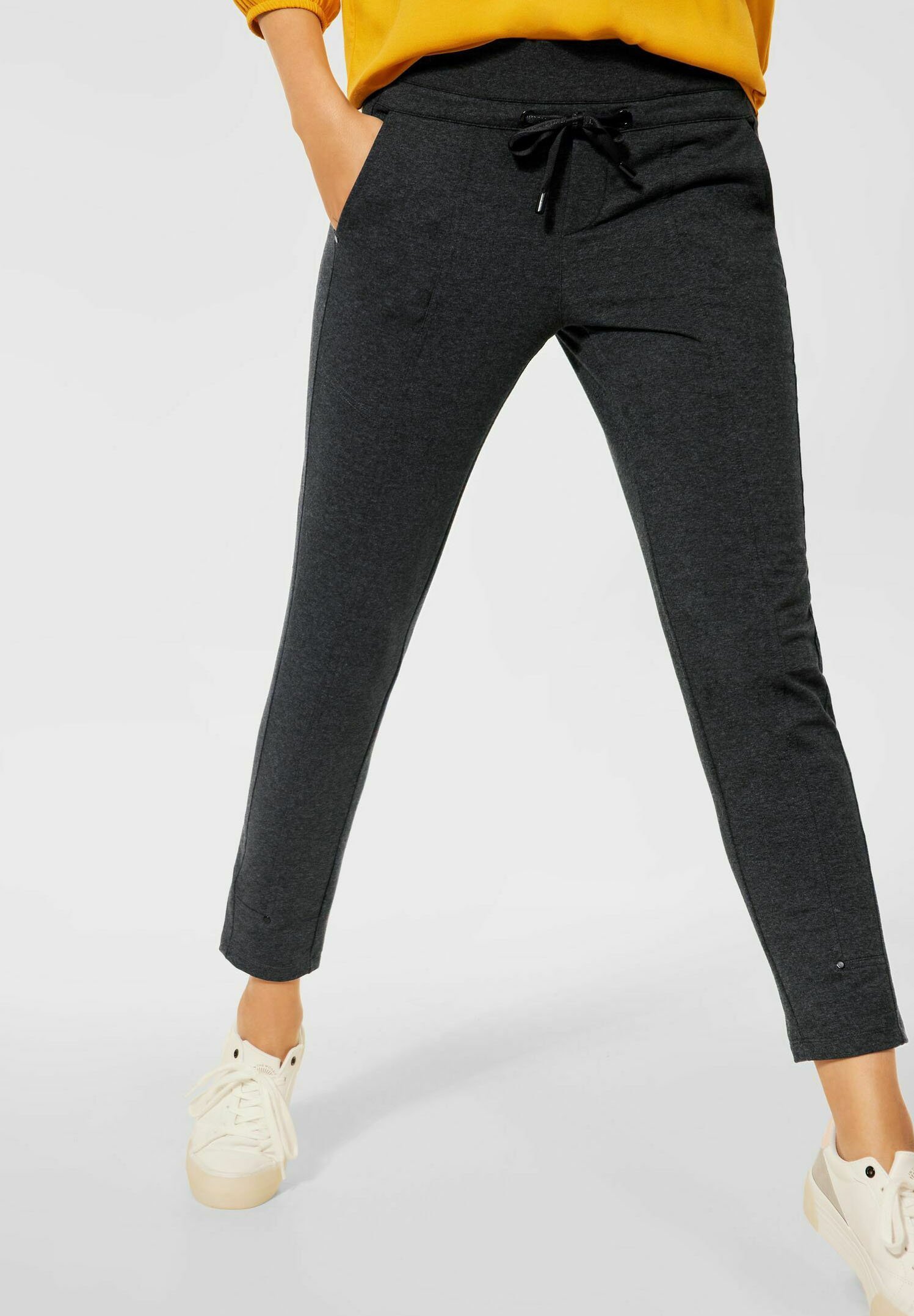 Street One Broek - grau/Zwart - Zalando.nl