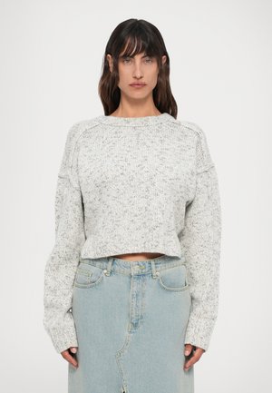 BELA SWEATER - Stickad tröja - white