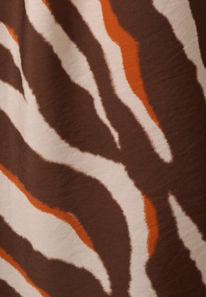 Damart, CLIMATYL - FLARED SHORT SLEEVE - Robe de jour - brown animal print
