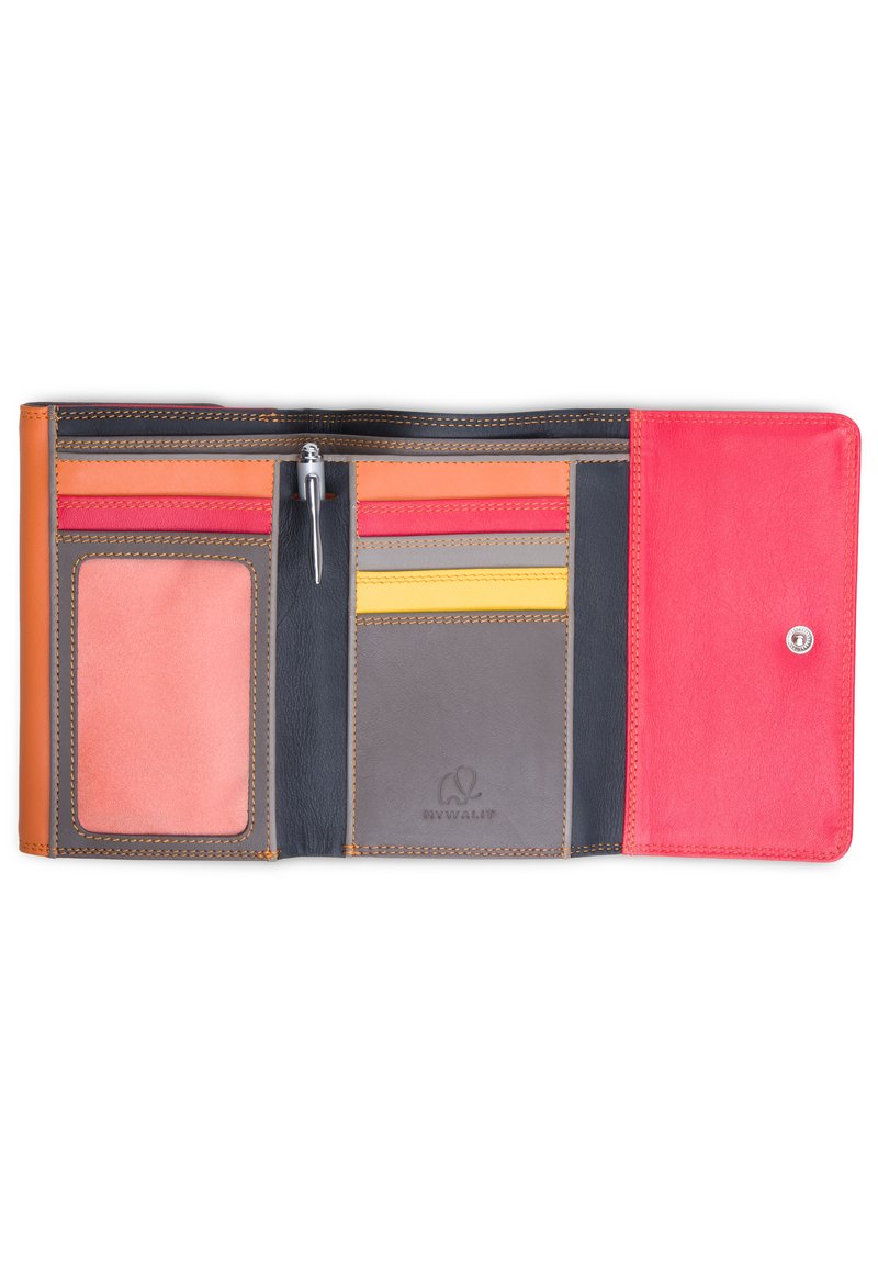 Damen Geldbörsen | Mywalit DOUBLE FLAP Geldbörse fumo/hellbraun - GL55086 Damen Geldbörsen | Mywalit DOUBLE FLAP Geldbörse fumo/hellbraun - GL55086