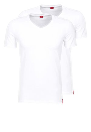 s.Oliver 2 PACK - Unterhemd/-shirt - white