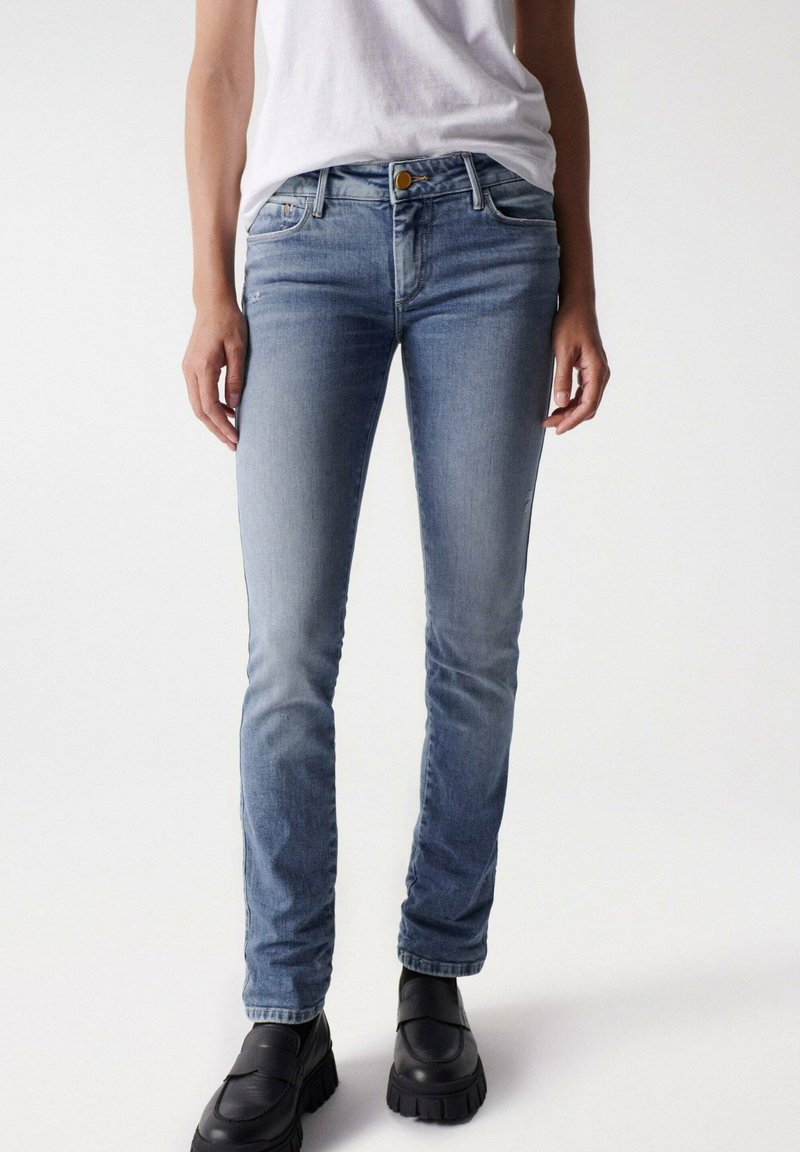 Salsa Jeans SLIM Vaqueros slim fit blue/azul marino Zalando.es