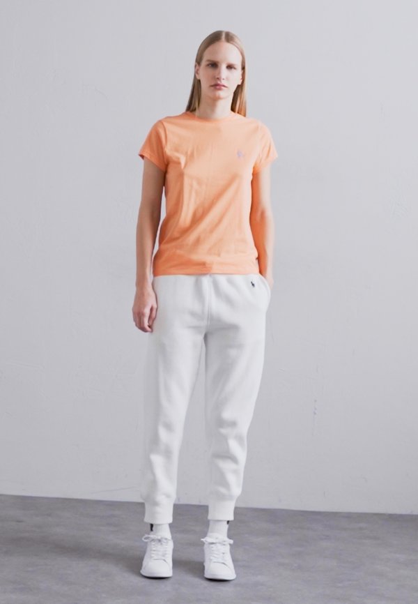 COTTON JERSEY CREWNECK T-SHIRT - Basic T-shirt - sunfade orange4