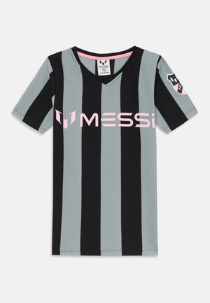 MESSI Nyomott mintás póló - light blue/black
