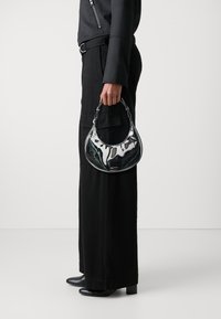 Karl Lagerfeld Jeans TECH HALFMOON - Τσάντα χειρός - silver-coloured/mirror