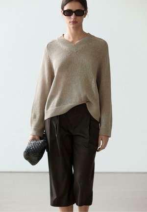Massimo Dutti, Striktrøje - sand