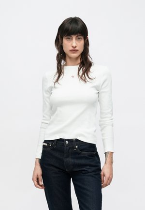 LABEL CREW - Langarmshirt - brilliant white