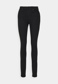 Vero Moda Tall VMTANYA PIPING - Calças de ganga de corte skinny - black