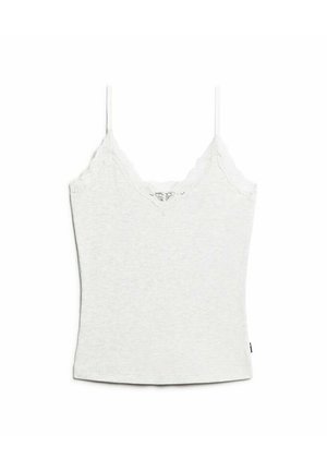 Superdry & Co ESSENTIAL - Top - light iced grey marl