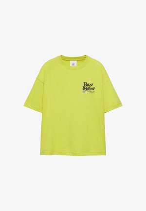 PULL&BEAR, TOY STORY BUZZ LIGHTYEAR - T-SHIRT - T-shirt imprimé - light green