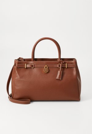 Tommy Hilfiger AMERICAN ICON TOTE - Sac à main - winter cognac