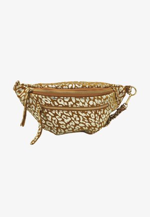 THEWAN., CHIC MEDIUM - Sac banane - leopard camel or nubuck