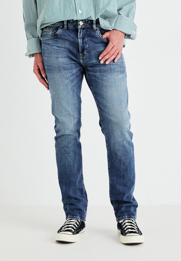 HOLLYWOOD MID RISE - Straight leg jeans - savius undamaged wash