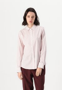 Tommy Hilfiger STRIPE REGULAR SHIRT - Košilová halenka  - pink