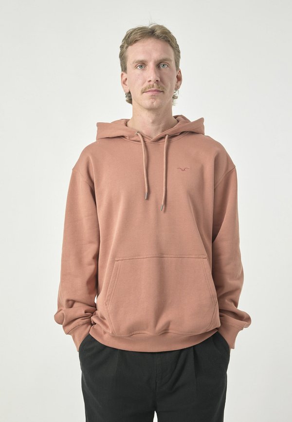 LIGULL BOXY - Kapuzenpullover - russet