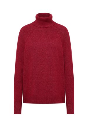 STRUKTURMIX PULLOVER - Trui - rot