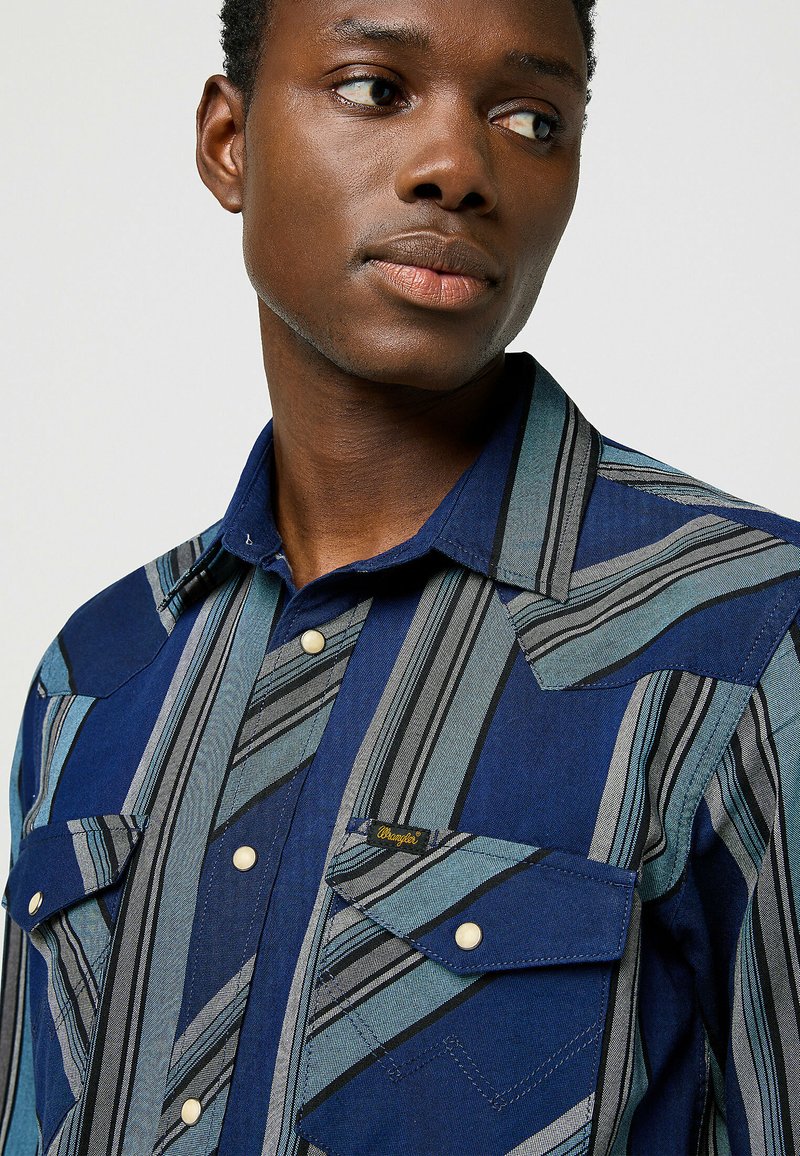 Marlboro Classic Camicia M Uomo Vintage 80s Casual Western Quadri Cowboy __B3 - Foto 10