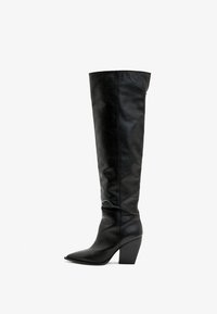 AllSaints REINA Overknees black/schwarz Zalando