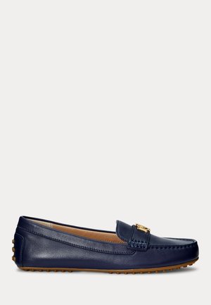 Lauren Ralph Lauren, BARNSBURY NAPPA LEATHER DRIVER - Našuchovačky - refined navy