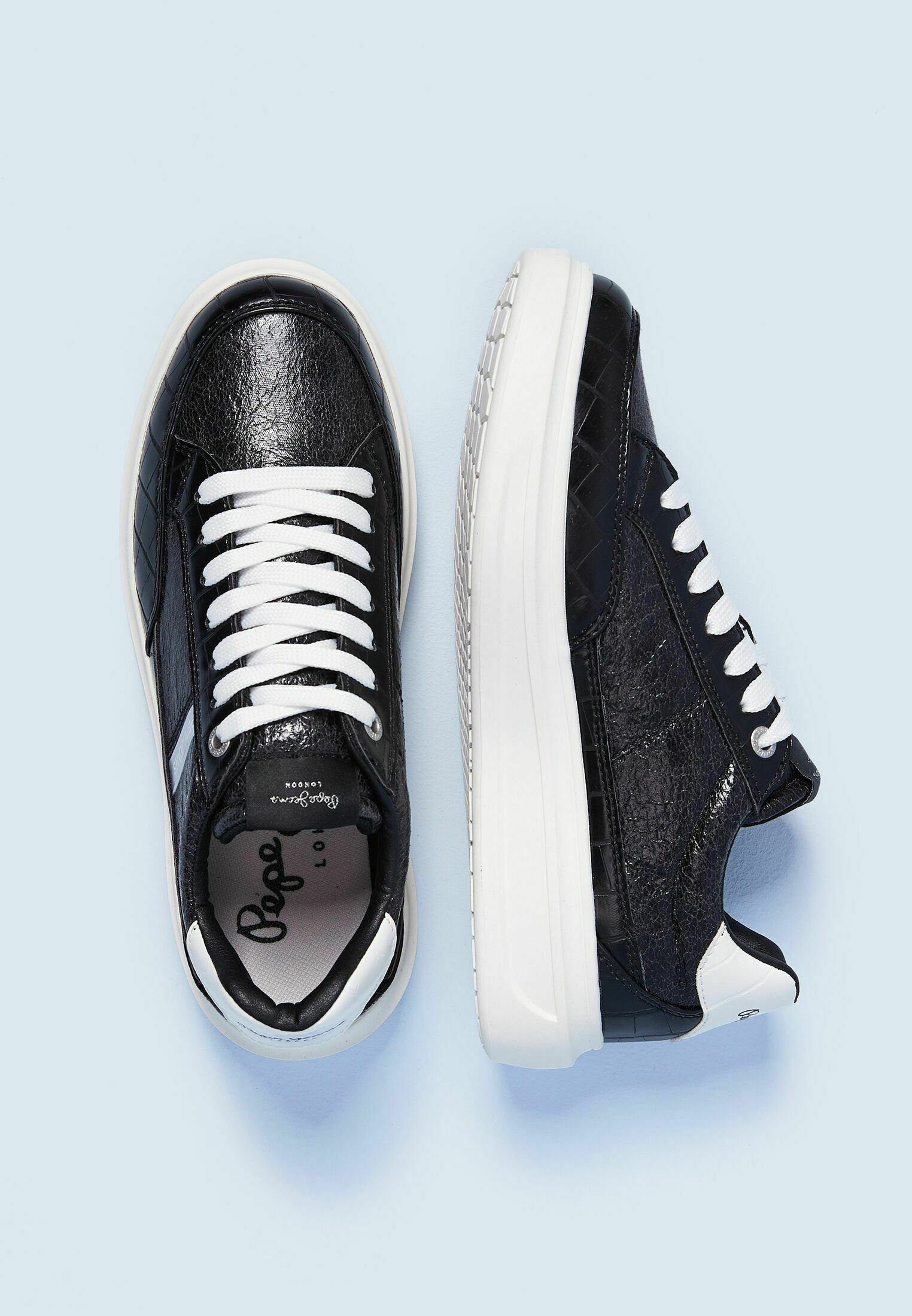 Pepe Jeans ABBEY ESSE - Sneakers basse - black/nero - Zalando.it