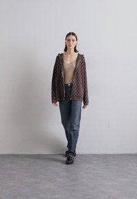 By Malene Birger FELIPA - Zip-up sweatshirt - dark mahogany