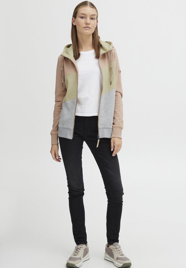 OXAGGI - Zip-up sweatshirt - mahogany rose4