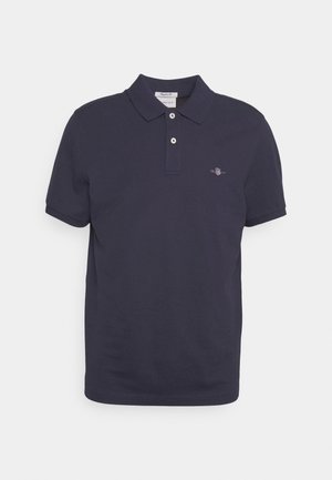 GANT REG SHIELD - Polo marškinėliai - evening blue